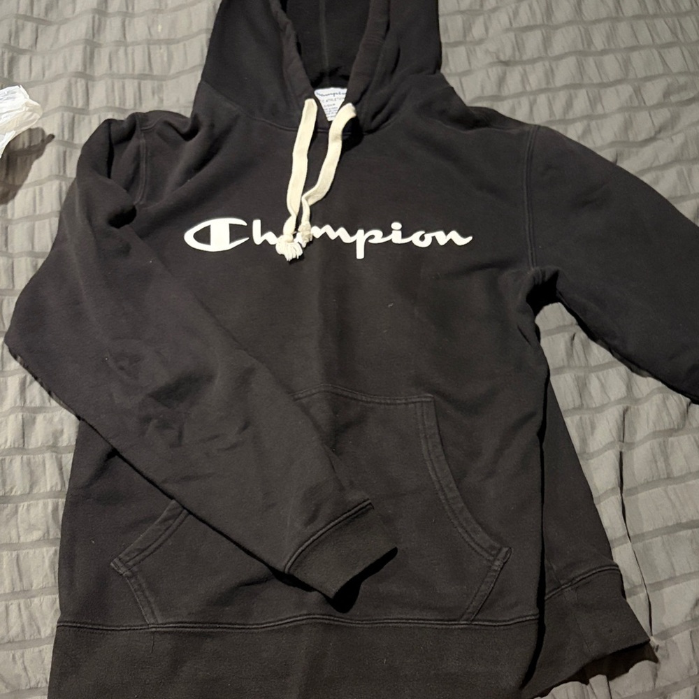 Champion Black Pullover Hoodie